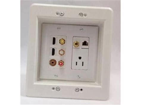 home in wall hdmi electrical box|hdmi out a&v wall plates.